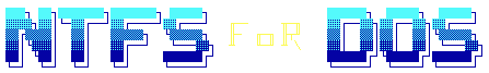 Видит ли dos ntfs